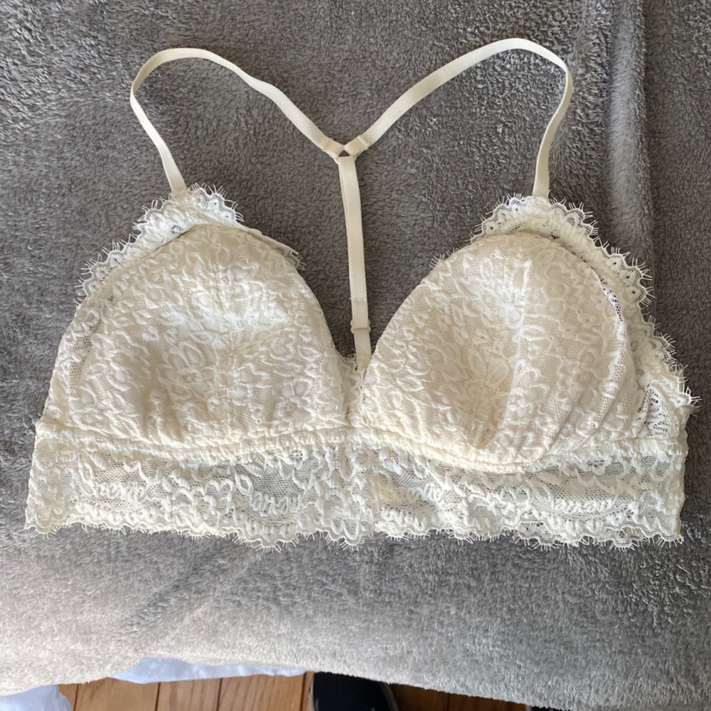 Aerie White Bralette